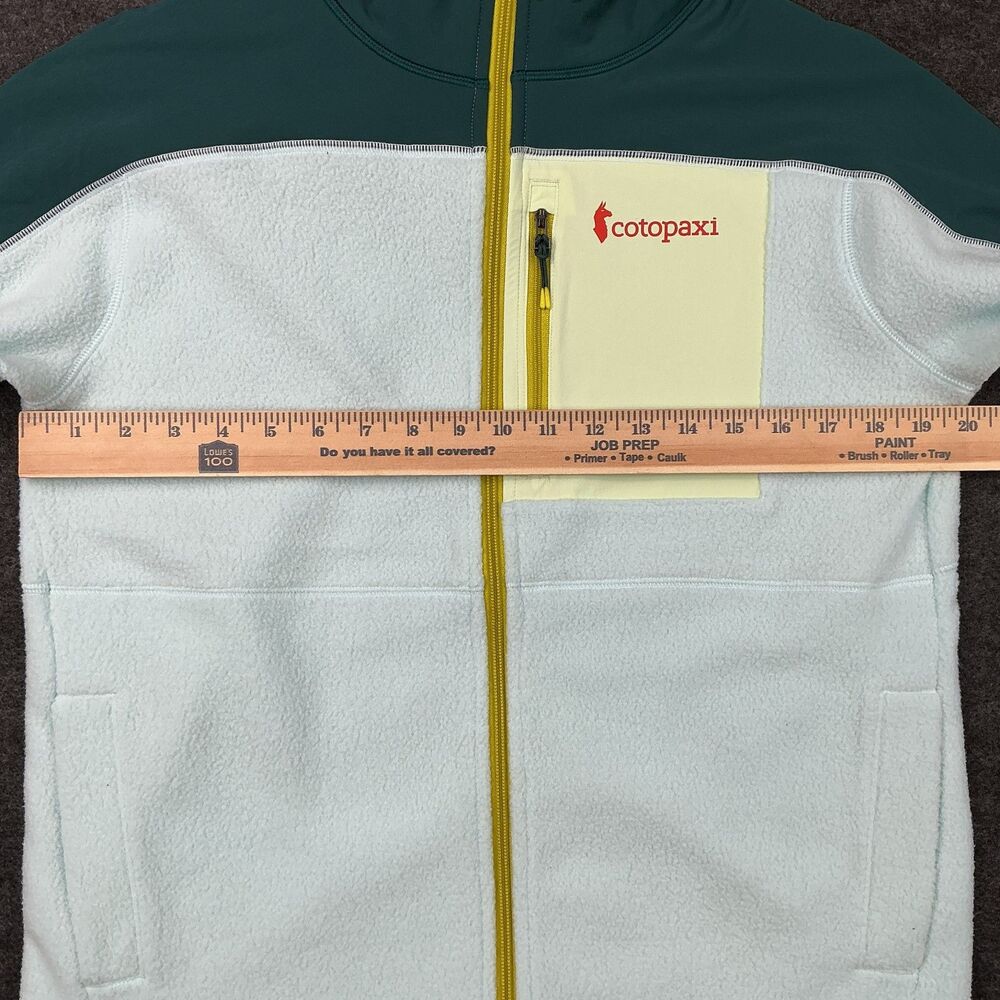 Cotopaxi Abrazo Full Zip Fleece Women's Jacket Deep Ocean & Ice Size M Hiking - Picture 11 of 13